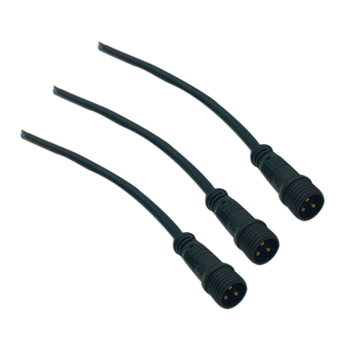 3PIN Automotive Electronic LED Transparent Waterproof Male And Female Plug Terminal Connector 3PIN Automotive Electronic LED Transparent Waterproof Male And Female Plug Terminal Connector